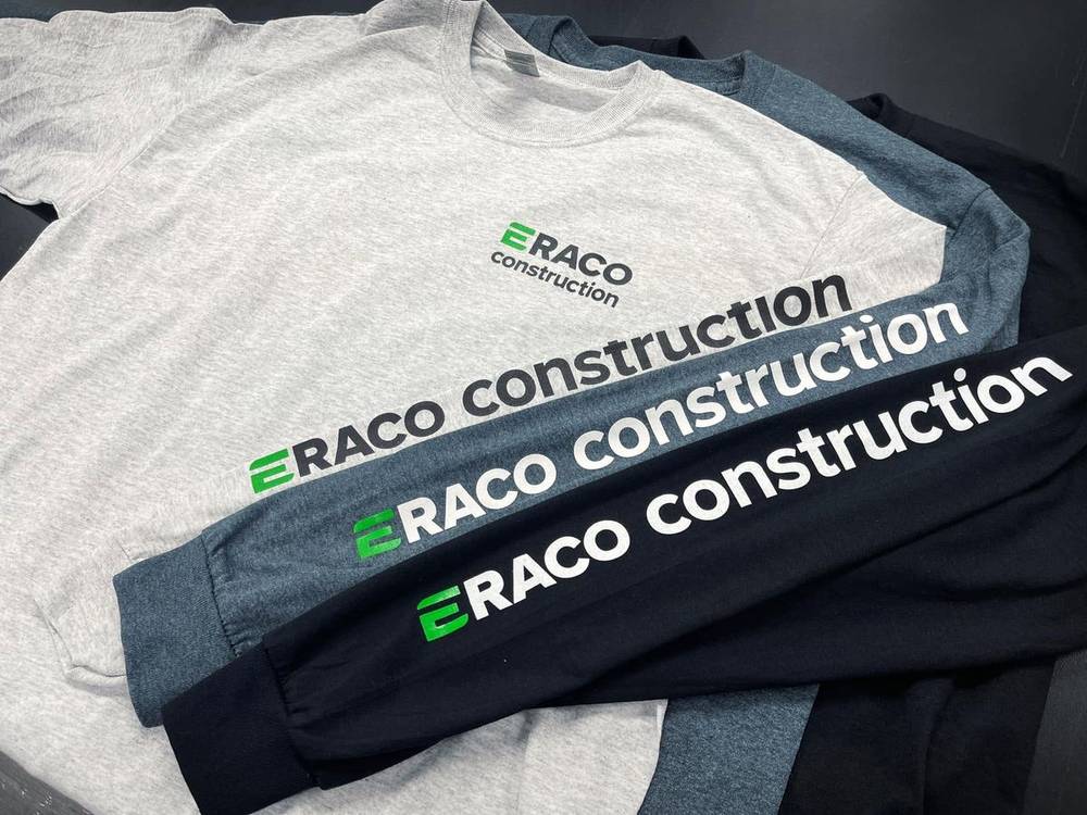Chandails et t-shirts imprimés pour ERACO Construction